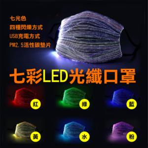 LED光纖口罩